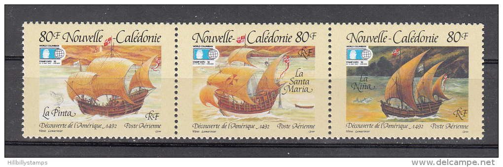 New Caledonia   Scott No. C233a   Mnh    Year  1992 - Used Stamps