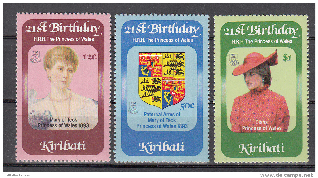 Kiribati    Scott No. 404-6    Mnh   Year  1982 - Kiribati (1979-...)