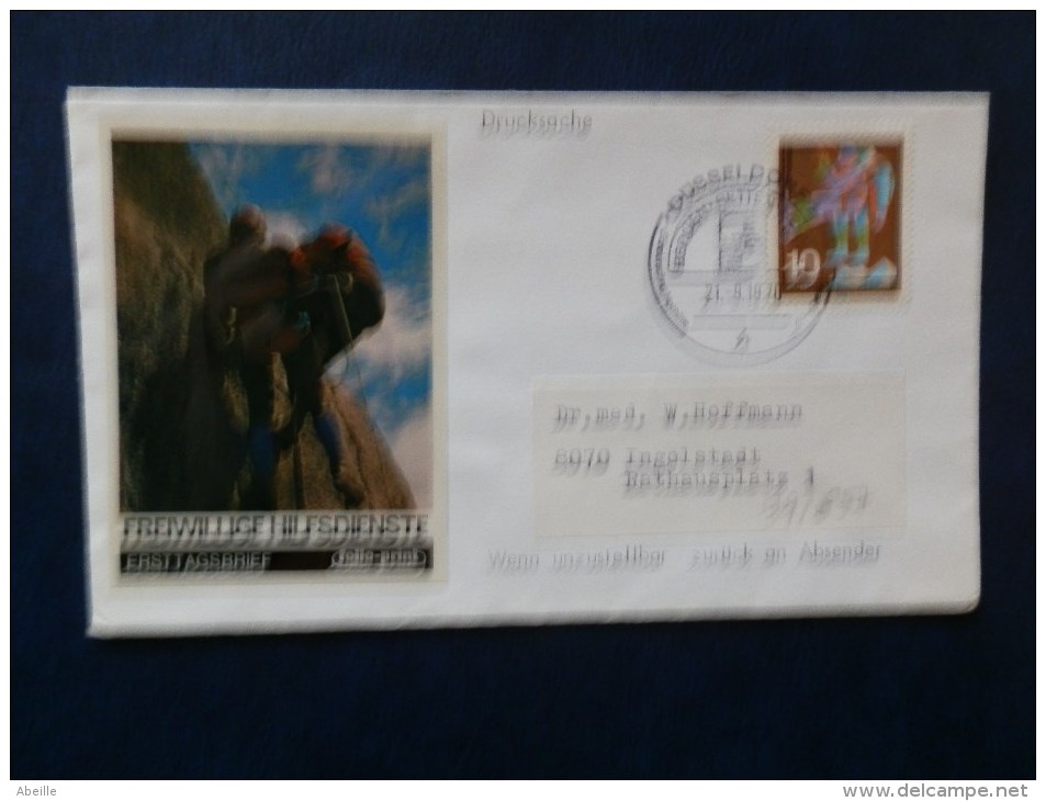 39/656    FDC.  ALLEMAGNE - Climbing