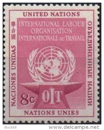 ONU UNO NEW YORK ** MNH Poste  28  Organisation Travail Labour OIT ILO (CV 12,25 €) - Nuovi