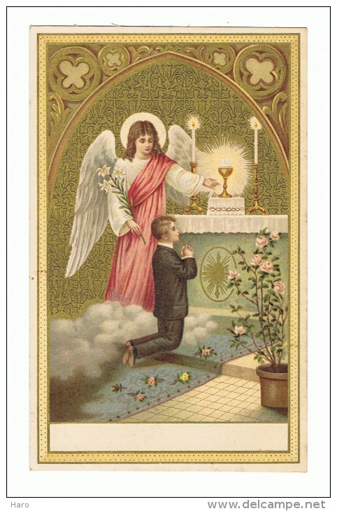 Souvenir De Communion - Ange, Communiant (Y130) B130 - Image Pieuse - Communion