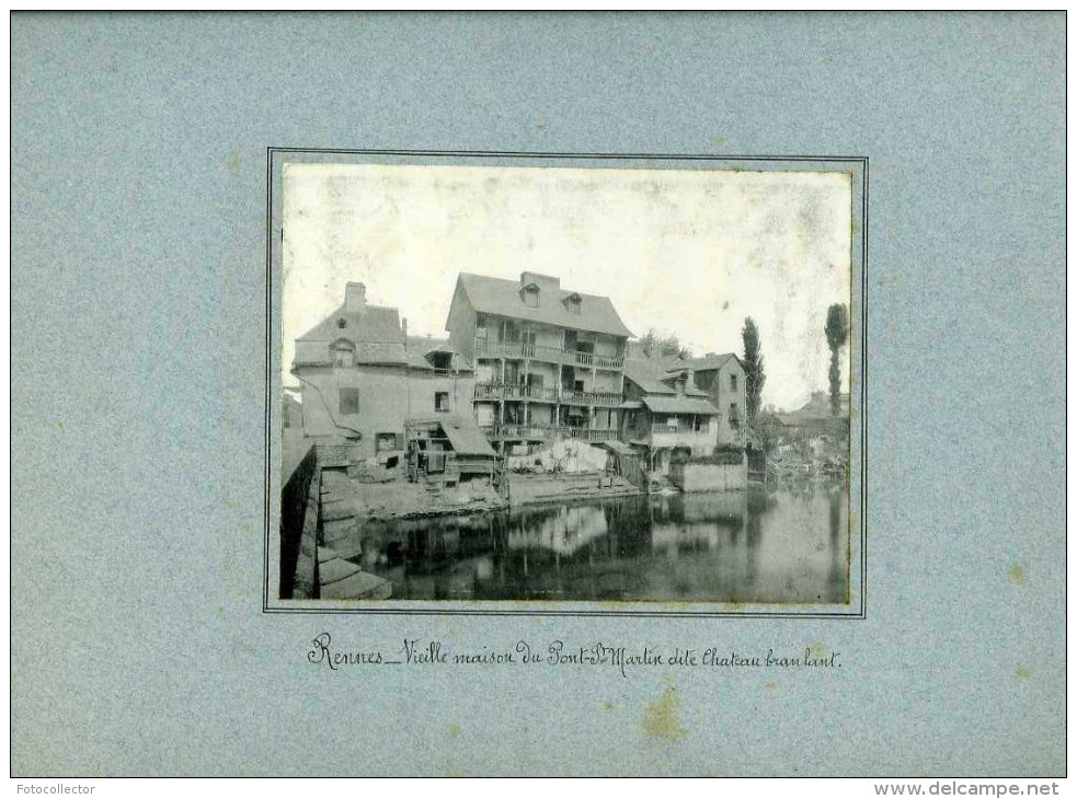 Rennes Pont St Martin Le Château Branlant Et Maison Duguesclin (35) - Luoghi