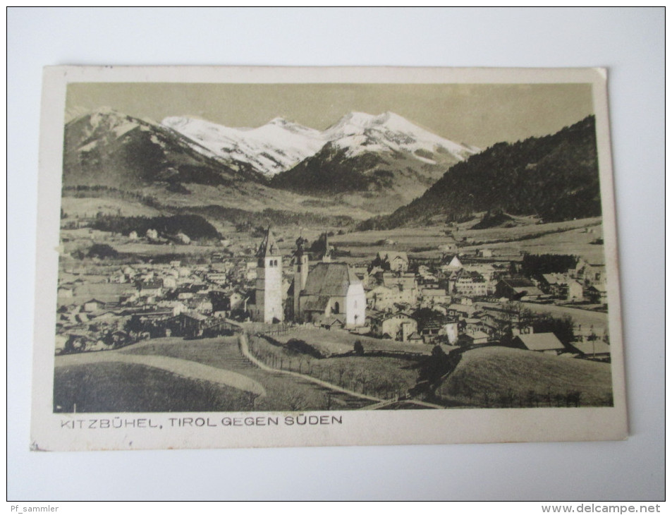 AK / Fotokarte Kitzbühel, Tirol Gegen Süden 1919 Echt Gelaufen! Verlag Von Josef Herold, Kitzbühel - Kitzbühel