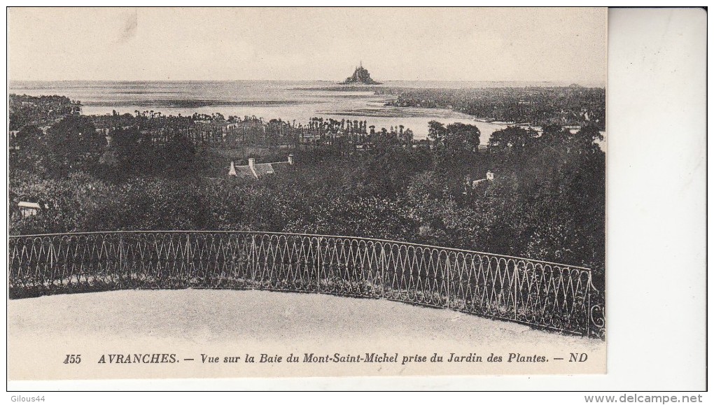 Avranche Vue Sur La Baie Prise Depuis Le Jardin Des Plantes - Avranches