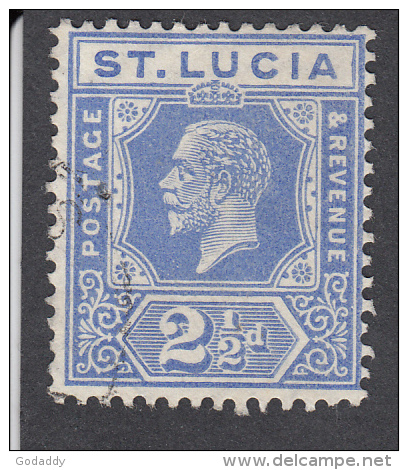 St Lucia 1921  21/2d  SG98  Used - St.Lucia (...-1978)