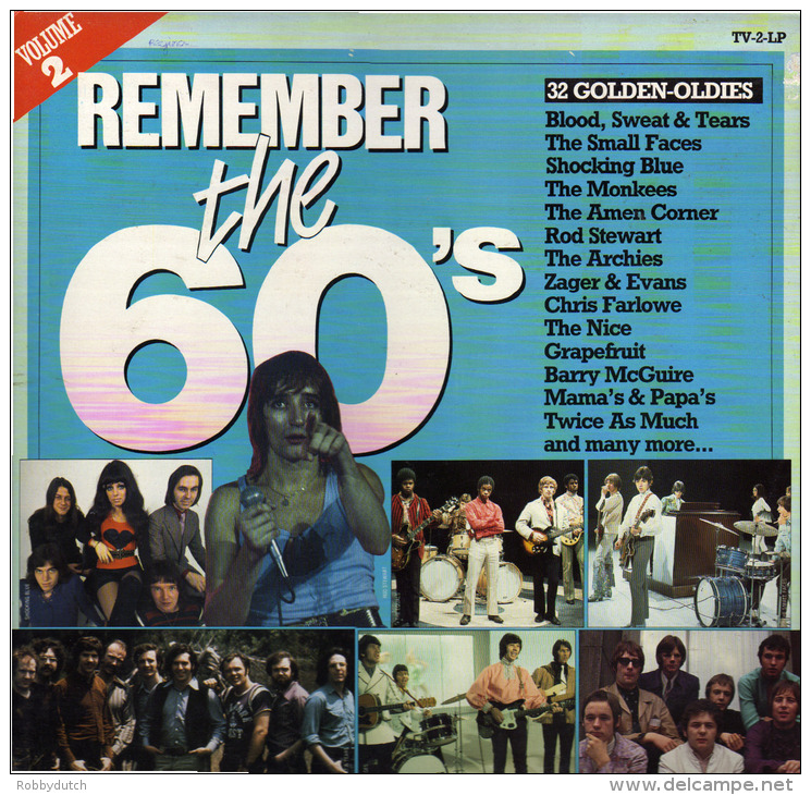 * 2LP *  REMEMBER THE 60'S Volume 2 -  SMALL FACES / SHOCKING BLUE / NICE / MONKEES A.o. - Compilaties