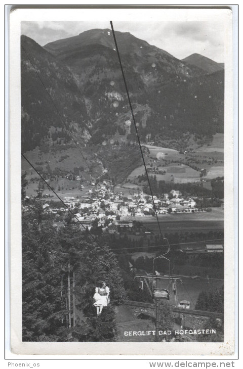 Austria - BAD HOFGASTEIN, Thermalbad, Berglift, Ropeway, 1950. - Bad Hofgastein