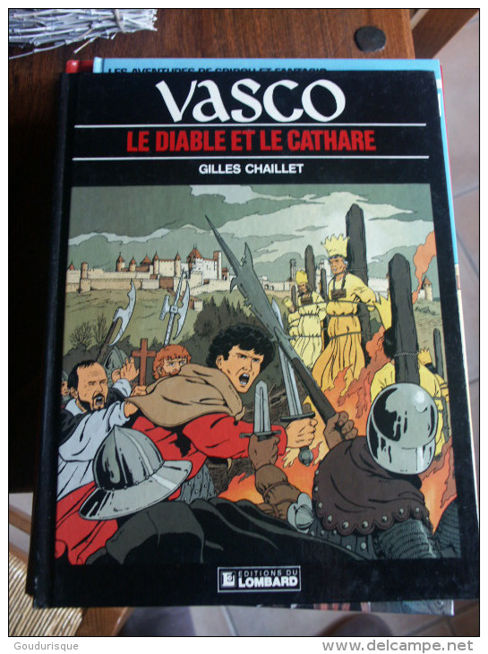 EO VASCO T7 LE DIABLE ET LE CATHARE   CHAILLET  LE LOMBARD - Vasco