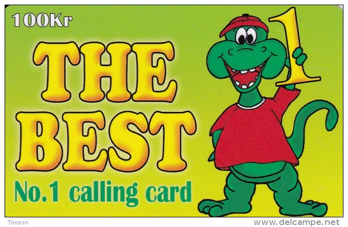 Norway,  Prepaid Card L, The Best No.1 Calling Card, CN : Horizontal, 2  Scans.   Also Denmark And Sweden - Norway