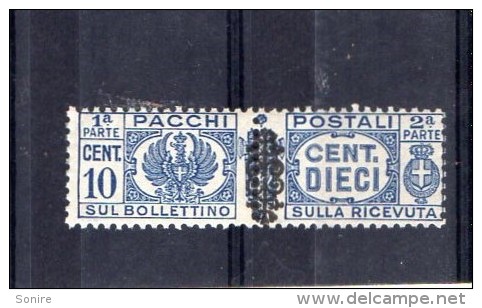 1945 LUOGOTENENZA PACCHI POSTALI 10 CENT NUOVO MNH ** - Paketmarken