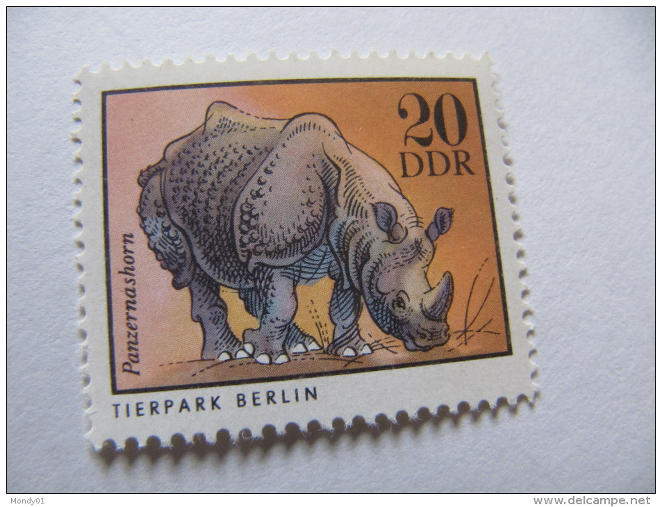 287 Rhinocéros Neushoorn Rinoceronte Srónbheannach Afric Animal D'Afrique - Rhinoceros