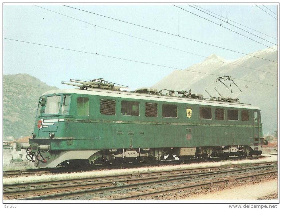 TRAIN Suisse - EISENBAHN Schweiz - SBB CFF Locomotive Ae 6/6 11401 - 11425 - Trains