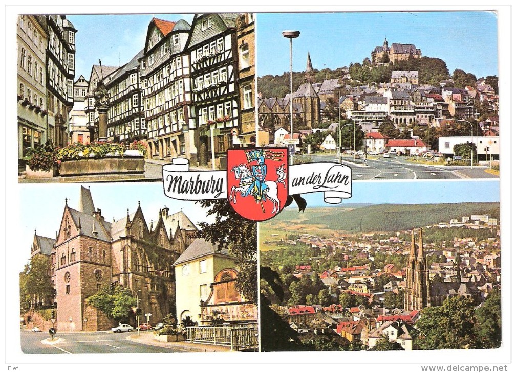 MARBURG An Der Lahn, Hesse, Deutschland ; Multivues; TB - Marburg