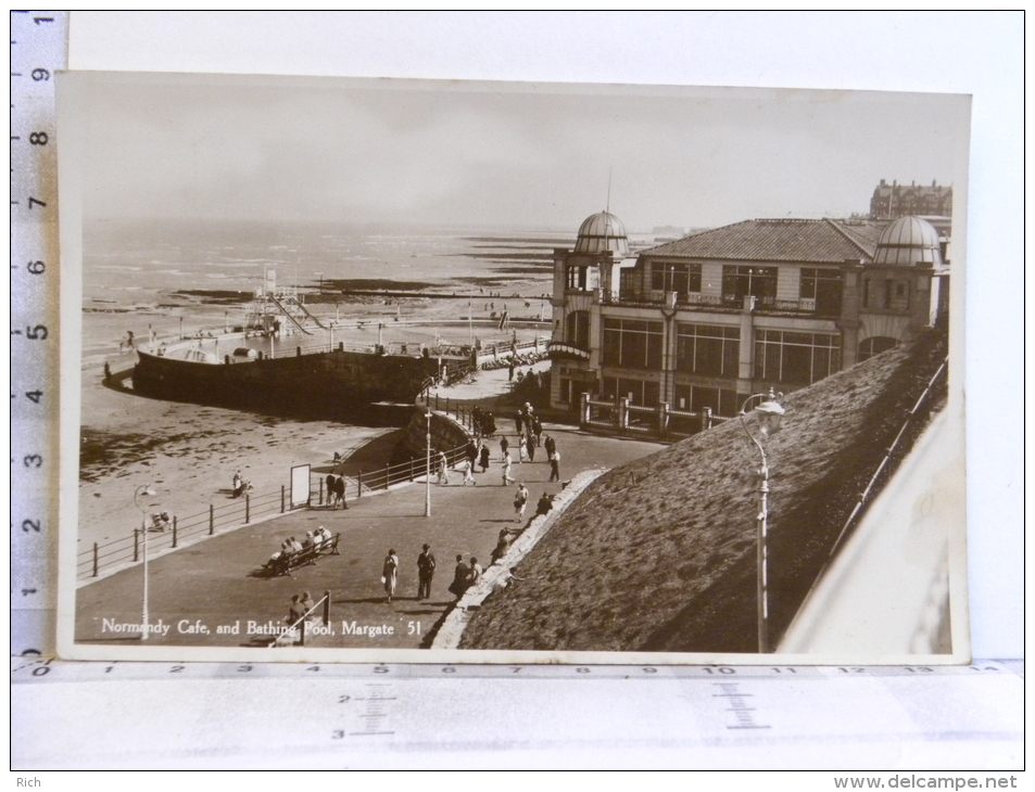 CP Angleterre - Normandy Café, And Bathing Pool, Margate 51 - Margate