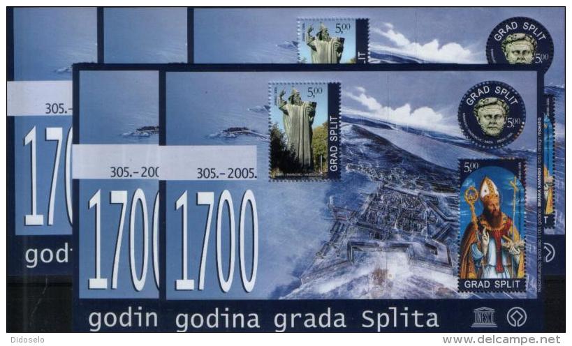 Croatia-Split -Unesco --lot Of Cinderela X5--MNH(**) - Vignetten (Erinnophilie)