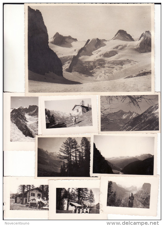 Valle D'Aosta	 - Courmayeur -	Monte Bianco - Lotto Di N. 50  Foto  - Anni '40  - Formati Vari - Aosta