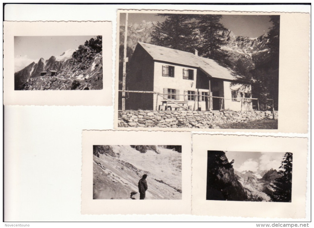 Valle d'Aosta	 - Courmayeur -	Monte Bianco - Lotto di n. 50  foto  - anni '40  - formati vari