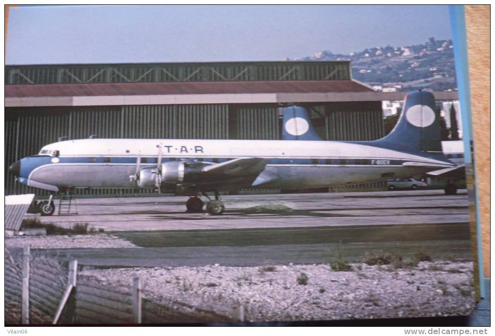 TAR TRANSPORTS AERIENS REUNIS  DC 6B  F BOEV - 1946-....: Moderne