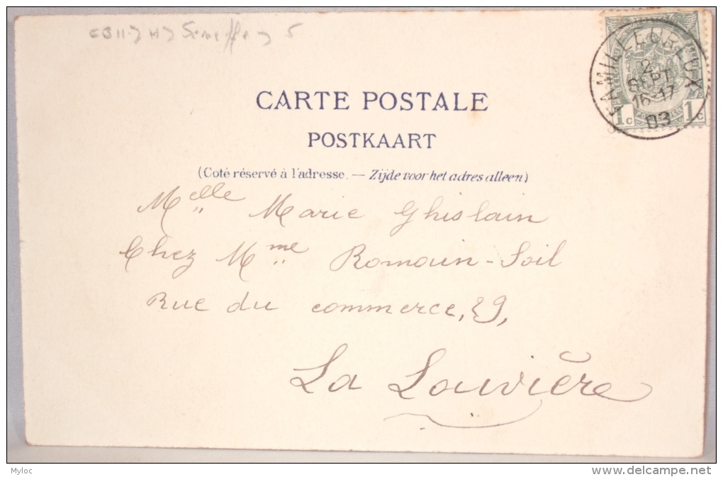 Familleureux. Souvenir De Familleureux. Le Dessus De La Grande Nef Après L'incendie Du 30 Juin 1902. - Seneffe