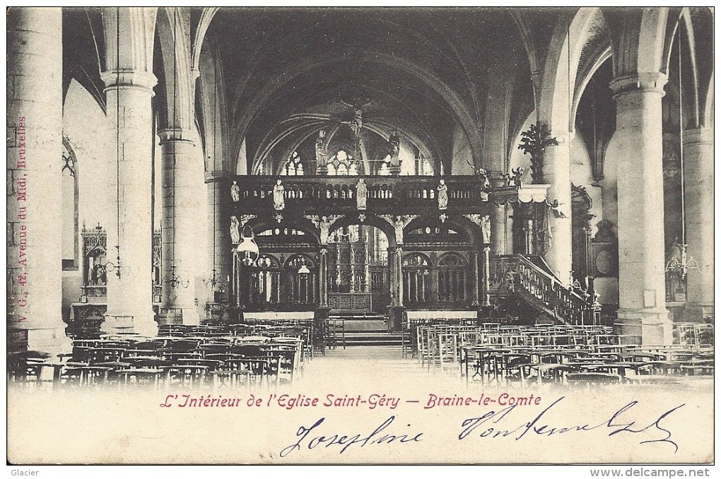 BRAINE-LE-COMTE - Intérieur De L' Eglise Saint-Géry - Braine-le-Comte