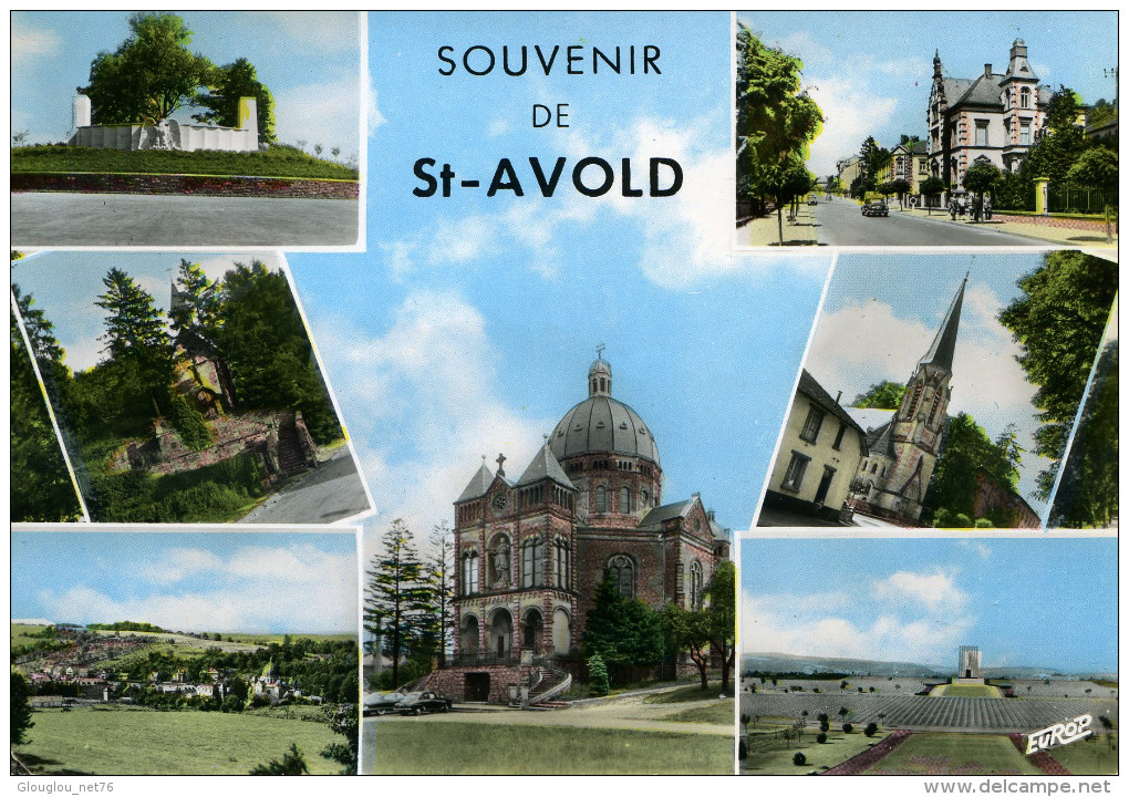 57-SOUVENIR DE ST-AVOLD...MULTIVUES......CPSM GRAND FORMAT - Saint-Avold