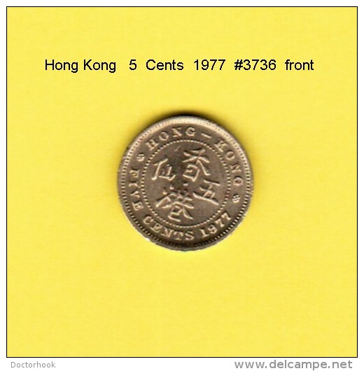 HONG KONG    5  CENTS  1977  (KM # 29.3) - Hong Kong