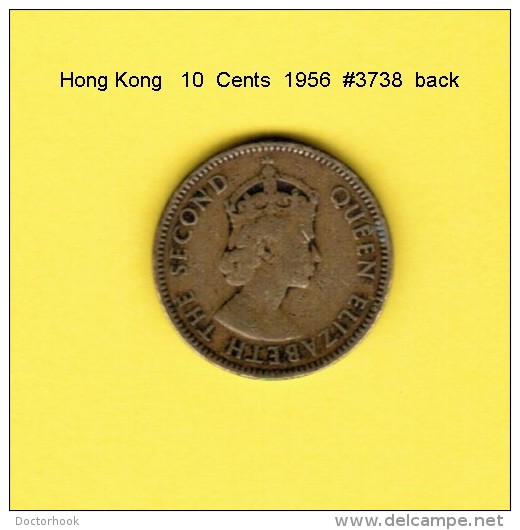 HONG KONG    10  CENTS  1956  (KM # 28.1) - Hongkong