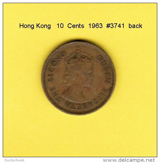 HONG KONG    10  CENTS  1963  (KM # 28.1) - Hong Kong