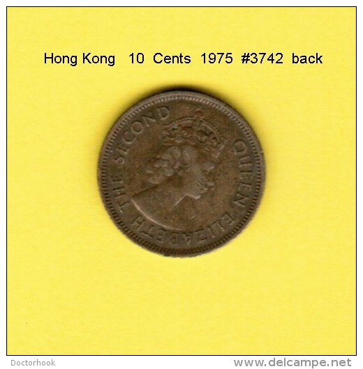 HONG KONG    10  CENTS  1975  (KM # 28.3) - Hongkong