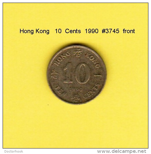 HONG KONG    10  CENTS  1990  (KM # 55) - Hongkong