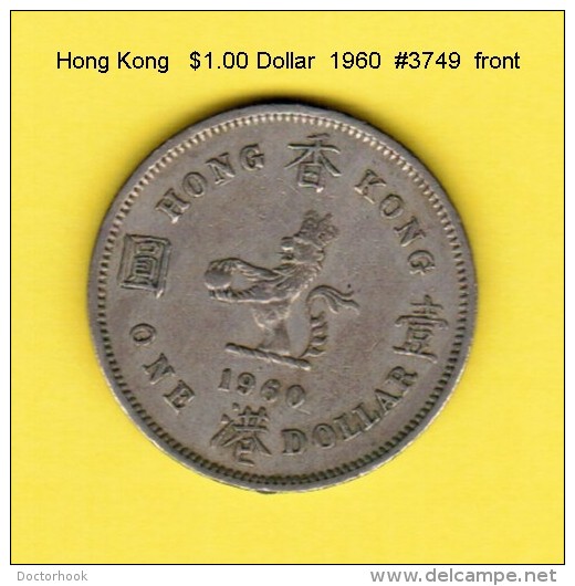 HONG KONG    $1.00 DOLLAR  1960  (KM # 31.1) - Hong Kong