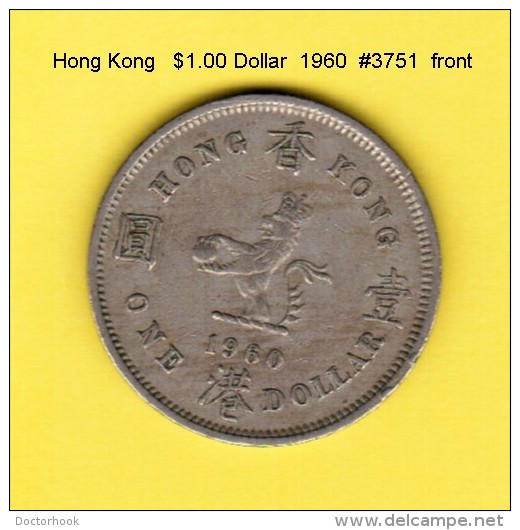 HONG KONG    $1.00 DOLLAR  1960  (KM # 31.1) - Hongkong