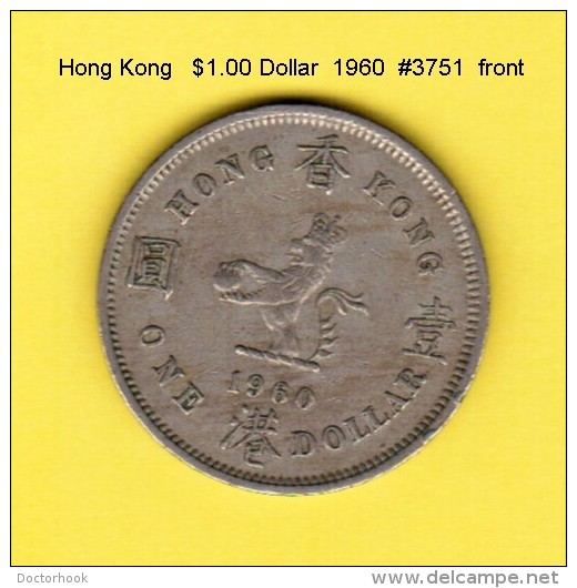 HONG KONG    $1.00 DOLLAR  1960  (KM # 31.1) - Hong Kong