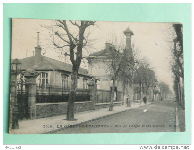 La Garenne Colombes - Rue De L'Aigle Et Les Ecoles - La Garenne Colombes