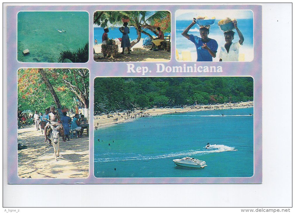 REF EY1 : CPM Carte Postale Grand Format République Dominicaine Republica Dominicana Marchand De Fruits - Dominicaine (République)