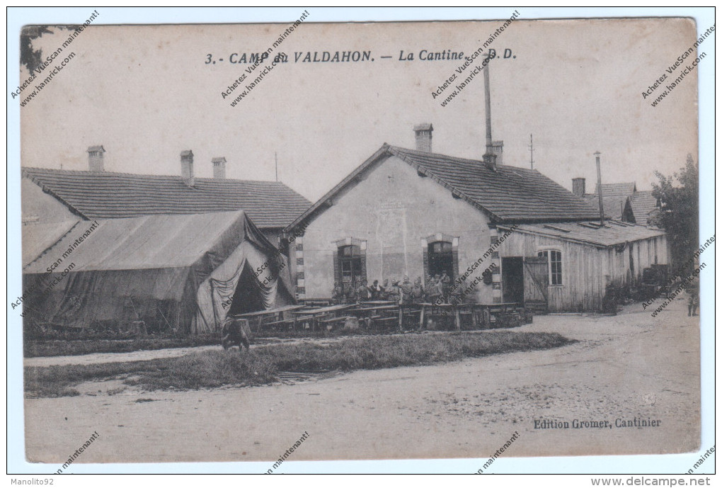 Lot De 10 CPA MILITARIA 25 : Valdahon - Pièce De 75 En Batterie, Rassemblement, , Les Tentes... - Casernes