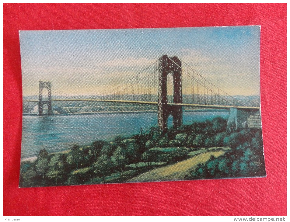 New York City > George Washington Bridge-- Metalite Product  Not Mailed - Ref 1150 - Ponts & Tunnels