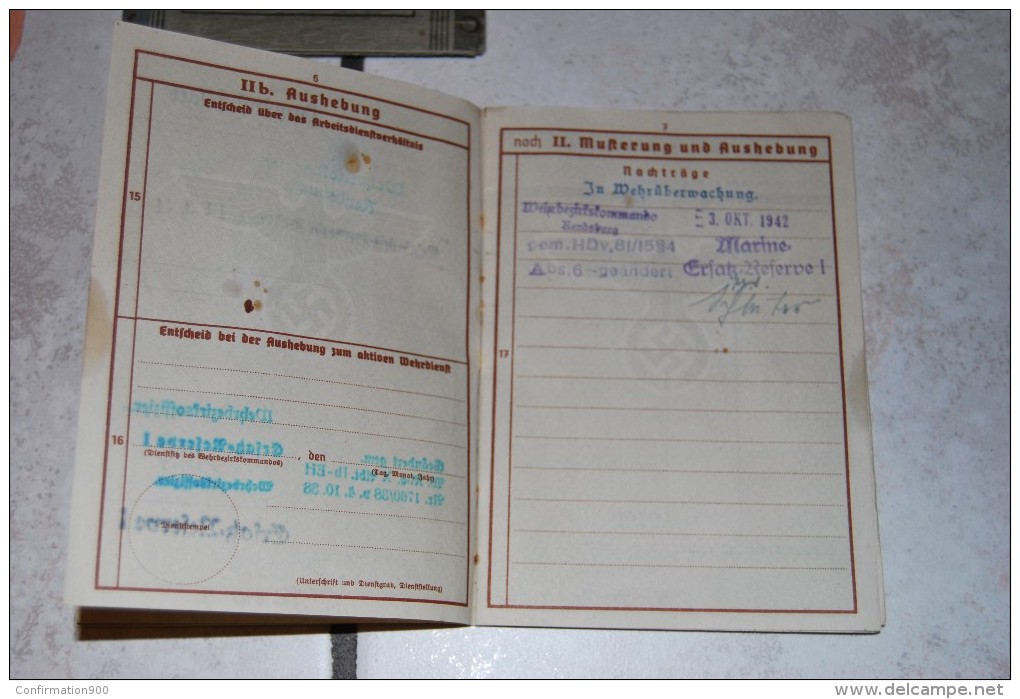 Rare Passeport  Allemande 1938 Complet  Avec Photo 52 Pages - Documents