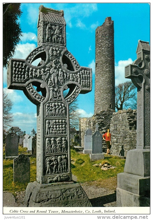 CPSM Ireland-Celtic Cross And Round Tower,Monasterboice-Louth    L1527 - Louth