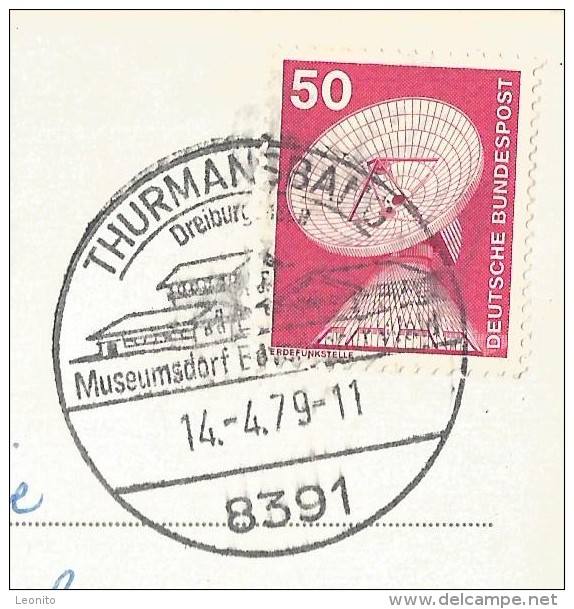 THURMANSBANG Luftbild Flugaufnahme Bayern Freyung Grafenau Stempel ! 1979 - Freyung