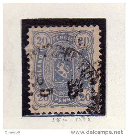 Finlande (1875-81)  - "Armoiries" Oblitéré - Unused Stamps