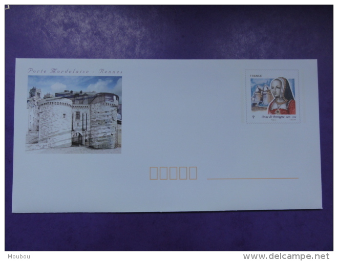 PAP Anne De Bretagne - Porte Mordelaise De Rennes Extérieur Ville) - Avec Carton Correspondance Assorti - Prêts-à-poster:  Autres (1995-...)