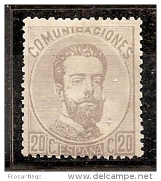 ESPAÑA 1872 - Edifil #123 - MLH * - Nuevos