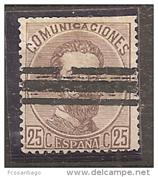 ESPAÑA 1872 - Edifil #124s Sin Goma (*) - Unused Stamps