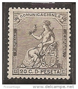 ESPAÑA 1873 - Edifil #133a - MLH * - Nuevos