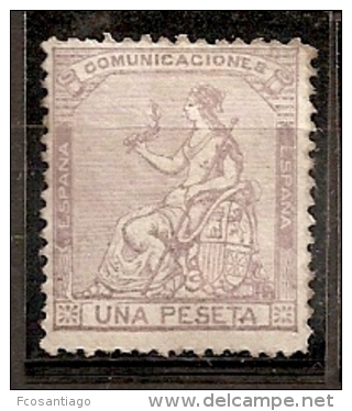 ESPAÑA 1873 - Edifil #138 - MLH * - Ungebraucht