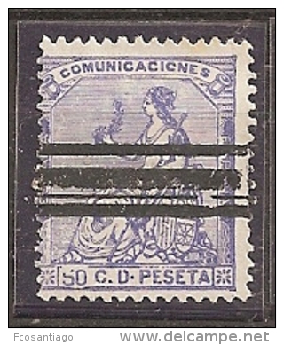 ESPAÑA 1873 - Edifil #137s Barrado - Unused Stamps