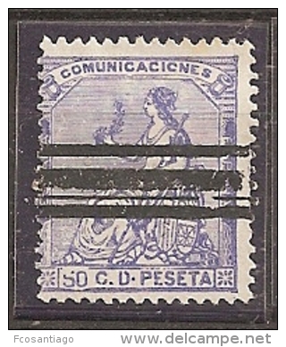 ESPAÑA 1873 - Edifil #137s Barrado - Neufs