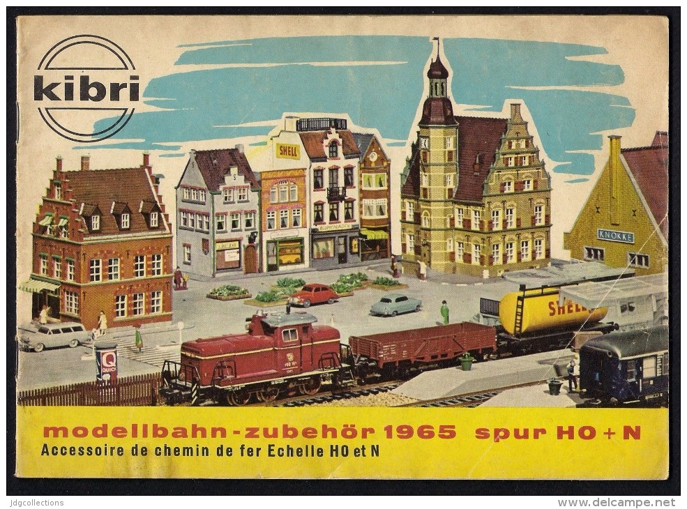 # Booklet KIBRI Modellbahn Zubehor 1965 Spur HO+N Deutsch/Francaise Tren Zug Train Treno - Deutschland