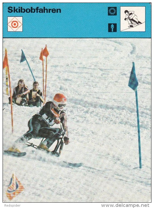 SKI NORDISCH-NORDIC SKIING-SCI NORDICA, Sammelkarte /Trading Card, 16x12cm, 1977-79, Ed. Rencontre, Lausanne - Sport Invernali